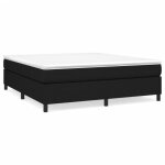 Sommier  ressorts - akozon - 160x200 cm - tissu noir - 2 places - montage facile