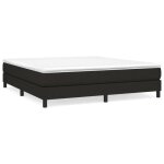 Sommier - akozon - 180x200 cm - tissu noir - 2 places - montage facile Sommier - akozon - 180x200 cm - tissu noir - 2 places - montage facile