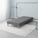 Sommier tapissier first gris 120x190 cm