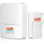 Sonnette sans fil auto alimente sans batteriesonnette de porte housse tanche porte 300mkit de carillon ...