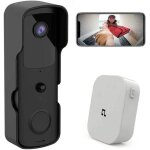 Sonnette sans fil avec camera 1080p extérieure Étanche sonnette connectée wifi visiophone avec carillon ... Sonnette sans fil avec camera 1080p extérieure Étanche sonnette connectée wifi visiophone avec carillon ...