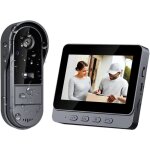 Sonnette sans fil avec cam�ra 1080p visiophone vid�o sans fil �cran ips 4. 3 interphone vid�o pour famille ...