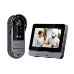 Aimoonsa sonnette vid�o sans fil 1080p avec �cran 43 ip65 interphone bidirectionnel port�e 50?80 m