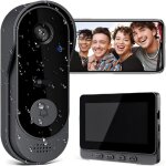 Sonnette sans fil avec cam�ra - 1. . . like no other - sonnette - carillon - 1080p - �cran 43 - d�tection ...