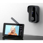 Sonnette sans fil avec caméraécran ips de 43 pouces et carte mémoire de 32 goangle de vision 120 °interphone ... Sonnette sans fil avec caméraécran ips de 43 pouces et carte mémoire de 32 goangle de vision 120 °interphone ...