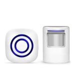 Sonnette sans fil detecteur de mouvement carillon de porte elctrique 36 mlodies alarme de scurit ...