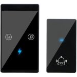 Sonnette sans fil étanche et sans pile 38 mélodies et boutons tactiles sensibles écran led Sonnette sans fil étanche et sans pile 38 mélodies et boutons tactiles sensibles écran led