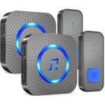 Sonnette sans fil exterieur 300m wireless de porte Étanche kit carillon avec 2 bouton emetteur 2 récepteurs ... Sonnette sans fil exterieur 300m wireless de porte Étanche kit carillon avec 2 bouton emetteur 2 récepteurs ...