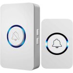 Sonnette sans fil sonnette intelligente rglage du volume sur 4 niveaux 60 chansons un metteur de sonnette ...