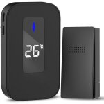 Sonnette sans filcarillon sans fil sans pile bouton sonnette auto - aliment� kit carillon �lectronique ...