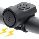 Sonnette de v�lo �lectrique alarme de klaxon �lectronique sonnette de v�lo 120db klaxon de v�lo de charge ...