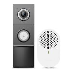 Sonnette vido 2k 5mp - tapo d235 - batterie ou filaire - dtection de mouvement - audio bidirectionnel ...
