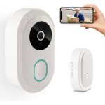 Sonnette vidéo wi - fi sans fil caméra hd alarme infrarouge sécurité interphone wi - fi pour maison connectée ... Sonnette vidéo wi - fi sans fil caméra hd alarme infrarouge sécurité interphone wi - fi pour maison connectée ...