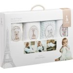 Sophie la girafe set de 4 langes b�b� brod�es
