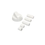Sos accessoire bouton de four blanc universel avec 5 adaptateurs pour four cuisini�re toutes marques ...