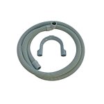 Sos accessoire tuyau d�vacuation deau universel avec sorties droite - coud�e 19 - 21mm (l2500mm) pour ...