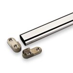Sotech 1 pi�ce barre de penderie 1000 mm oval 30 x 15 mm chrom� incl. palier de barre darmoire