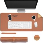 Sous - mains bureau en cuir li�ge - febest - 70x30 cm - double face - marron - antid�rapant - �tanche ...