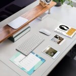 Sous - main de bureau transparent - febest - 60x35 cm - 15 mm �paisseur - �tanche - anti - salissure ...