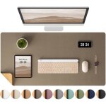 Sous - main en li�ge et cuir pu - febest - 90x40 cm - double face - imperm�able - facile � nettoyer - ...