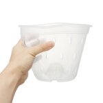 Soucoupe pour pots de fleurs - shipenophy - transparent - plastique - 15cm (5 pi�ces) - sans pot