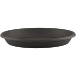 Soucoupe ronde 40cm anthracite - artevasi - plastique - non percé - contenance 5. 64 - rond - gris Soucoupe ronde 40cm anthracite - artevasi - plastique - non percé - contenance 5. 64 - rond - gris