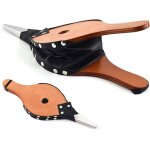 Soufflet de cheminée - vintage - bois massif - buse en métal - cuir synthétique - portable Soufflet de cheminée - vintage - bois massif - buse en métal - cuir synthétique - portable