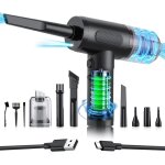 Soufflette � air comprim� - souffleur pc - 6000mah batterie - 3 vitesses ? d�poussi�reur haute puissance ...