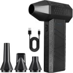 Souffleur air comprim� puissant 3 vitesses110 000rpm avec batterie 5000mah id�al pour le nettoyage de ...