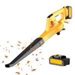 Souffleur batterie 3000w puissant sans fil 21v 5 vitesses rglables 120cfm 100mph avec 2x3. 0ah batterie ...