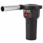 Souffleur dair �lectrique pour barbecue - piles incluses - allumage charbon rapide - camping jardin
