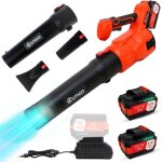 Souffleur de feuillessouffleur puissant sans fil. batteries 2 * 4500mah3 vitessesmoteur 600w360cfm pour ... Souffleur de feuillessouffleur puissant sans fil. batteries 2 * 4500mah3 vitessesmoteur 600w360cfm pour ...