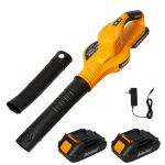Souffleur de feuilles sans fil 21 v 3000 w - vitesse du vent ouragan de 240 km / h - artefact de nettoyage ...