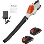 Souffleur de feuilles sans fil 24v avec 2 batteries et chargeur souffleur batterie lger lectrique pour ...