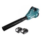 Souffleur de feuilles sans fil - makita - dub 362 - 2x18v - 2x batteries 3. 0ah - tube t�lescopique