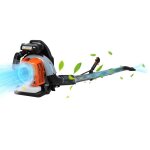 Souffleur de feuilles thermique 65cc vitesse air 322 kmh puissance maximale pour d�blayage rapide des ...