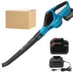 Souffleur sans fil puissant 21v makita compatible 5 vitesses moteur brushless batterie 5c 2000mah incluse ...