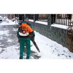 Souffleur thermique � dos 52 cm� grande puissance pour d�blayer les feuilles mortes et la neige l�g�re ...