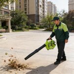 Souffleur thermique a main 2 temps portable pour feuilles et debris moteur puissant et leger pour entretien ...