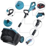 Souffleuse  neige lectrique sans fil 2500 tr / min souffleuse  neige avec poigne 305 cm avec 1 batterie ...