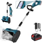 Souffleuse � neige sans fil distance projection maximale 8m largeur balayage 33cm pliable et r�tractable ...
