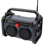 Soundmaster dab85bl radio de chantier dab + fm aux dab + fm bleu noir