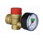 Soupape de scurit avec manomtre - sm15 - 15 soupape mano 3 bars 1 / 2 - echappement en 1 / 2