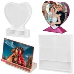 Sourceton 2 pièces rectangle et forme de coeur moules en silicone epoxy pour cadre photo pour bricolage ... Sourceton 2 pièces rectangle et forme de coeur moules en silicone epoxy pour cadre photo pour bricolage ...
