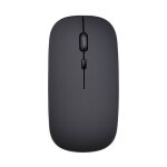 Souris bluetooth silencieuse - febest - sans fil - bluetooth 5. 0 + usb 24 ghz - rechargeable - clic ...