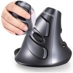 Souris dordinateur verticale et ergonomique pour droitier sans douleur au poignet - pour ordinateur portable ...