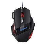 Souris de jeu filaire rvb - febest - ergonomique - 7 boutons - r�tro�clairage rvb - hyperspeed usb - ...