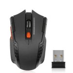Souris optique sans fil - febest - 1600 dpi - 24 ghz - 6 boutons - rechargeable - compatible pc / mac ...