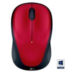 Logitech m235 wireless mouse red 910-002496