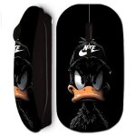 Souris sans fil - nike - black donald - confort ergonomique - optique - usb nano